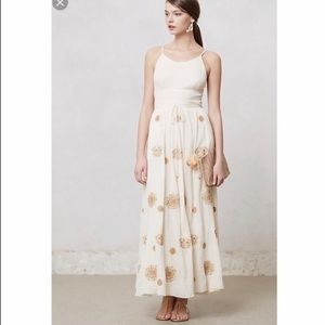 🎉HP🎉 Anthro Floreat gold medallion maxi 0P